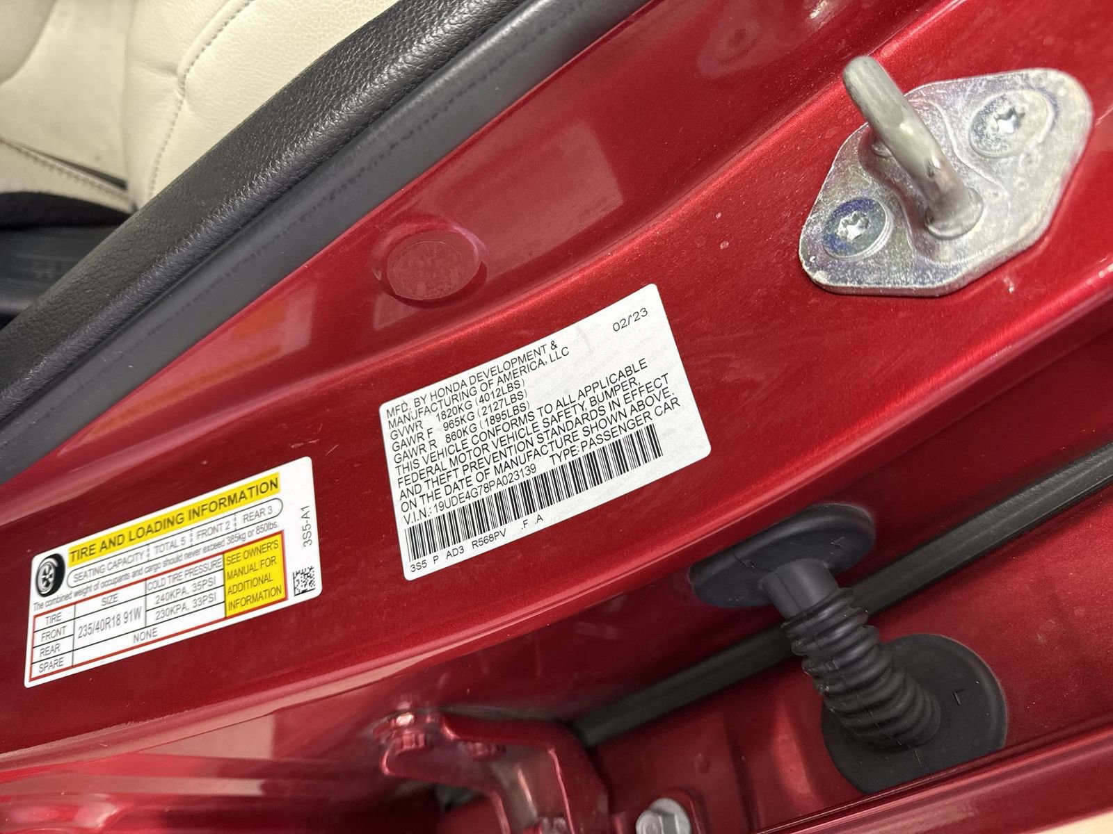 Certified 2023 Acura Integra A-Spec FWD image 37