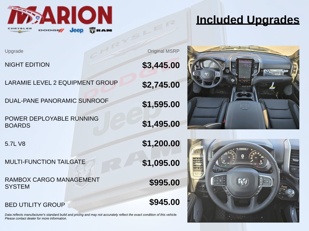 New 2026 RAM 1500 Laramie w/ Night Edition AWD/4WD image 9
