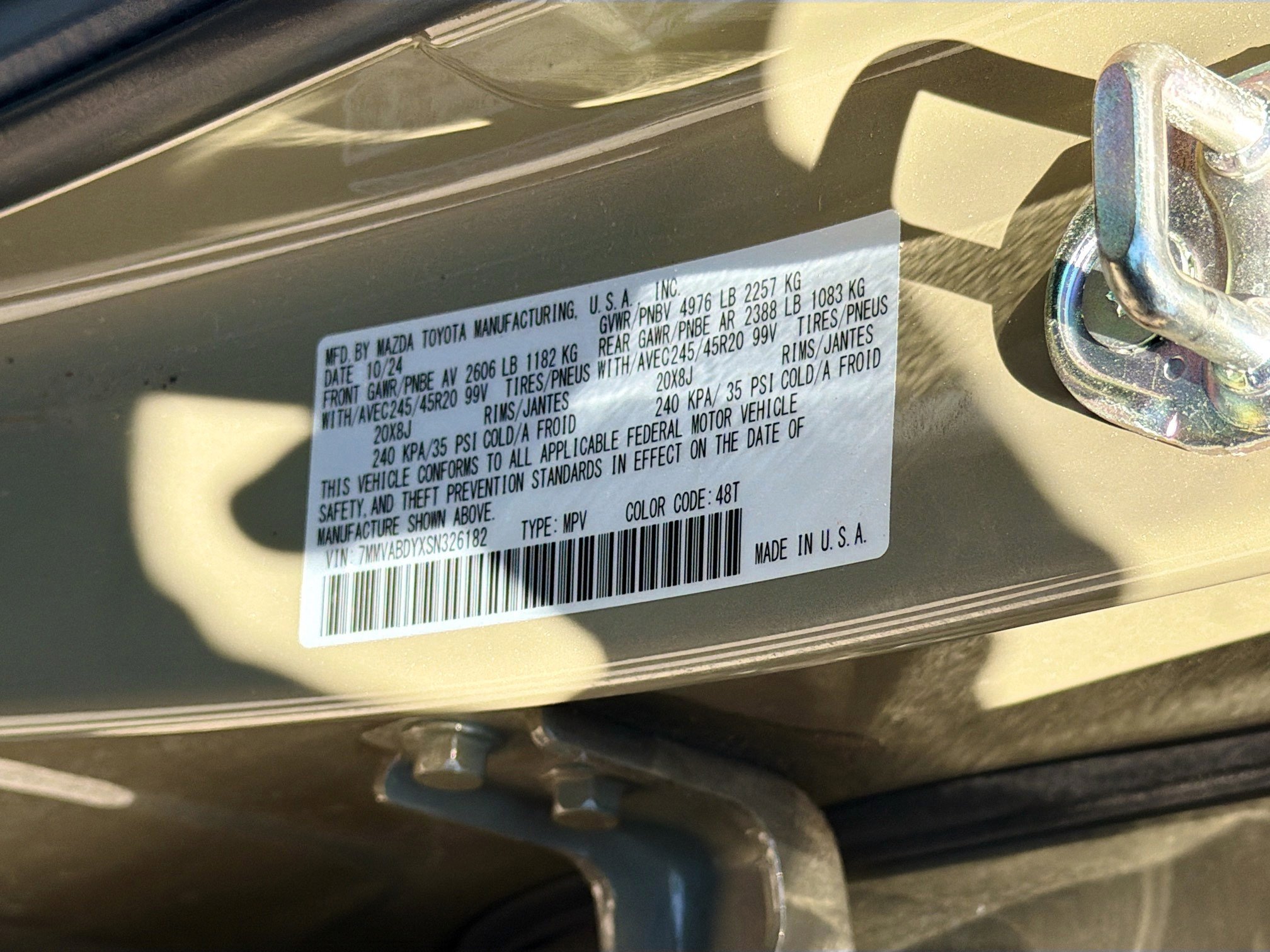 Certified 2025 MAZDA CX-50 AWD 2.5 Turbo w/ Cargo Package image 43