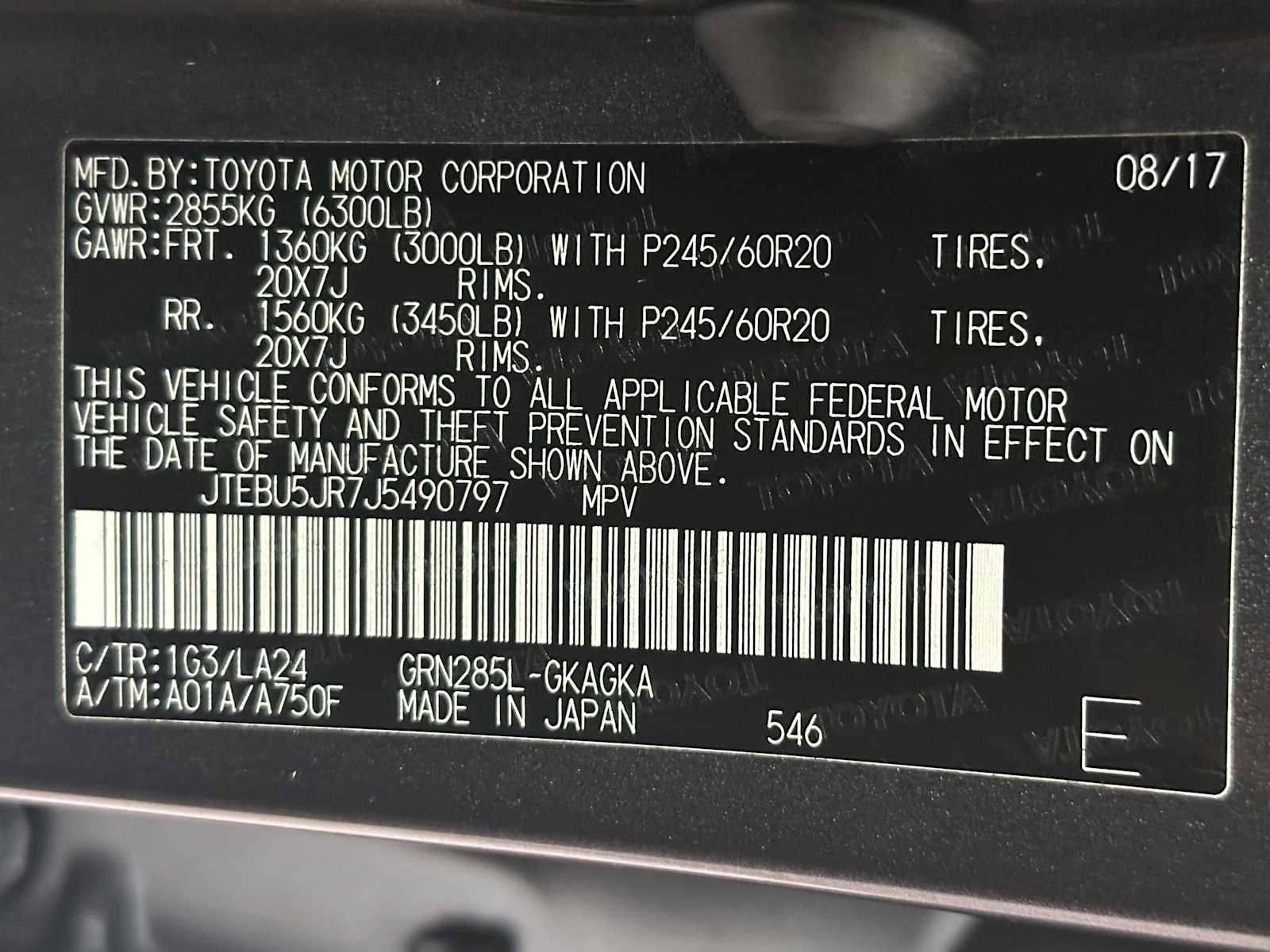 Used 2018 Toyota 4Runner Limited image 32