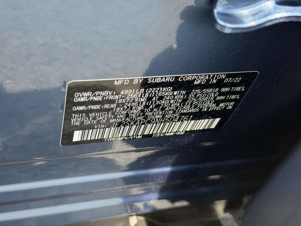 Certified 2022 Subaru Forester Limited AWD/4WD image 27