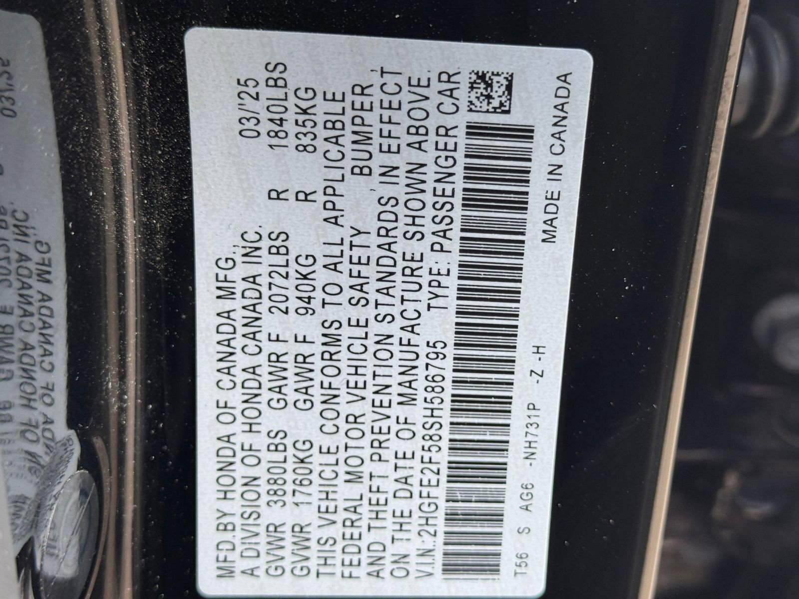 Used 2025 Honda Civic Sport image 27