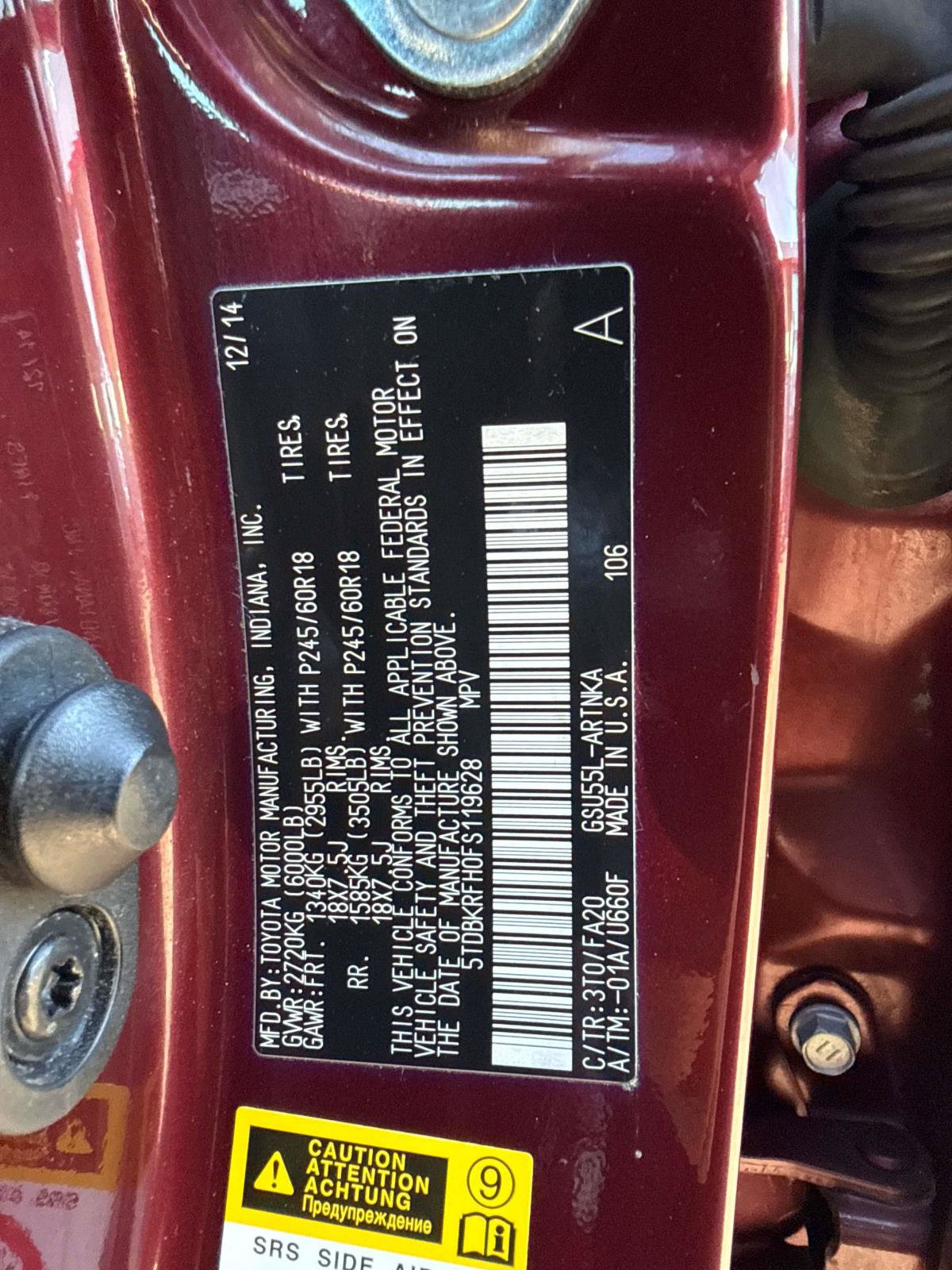 Used 2015 Toyota Highlander Plus AWD/4WD image 30
