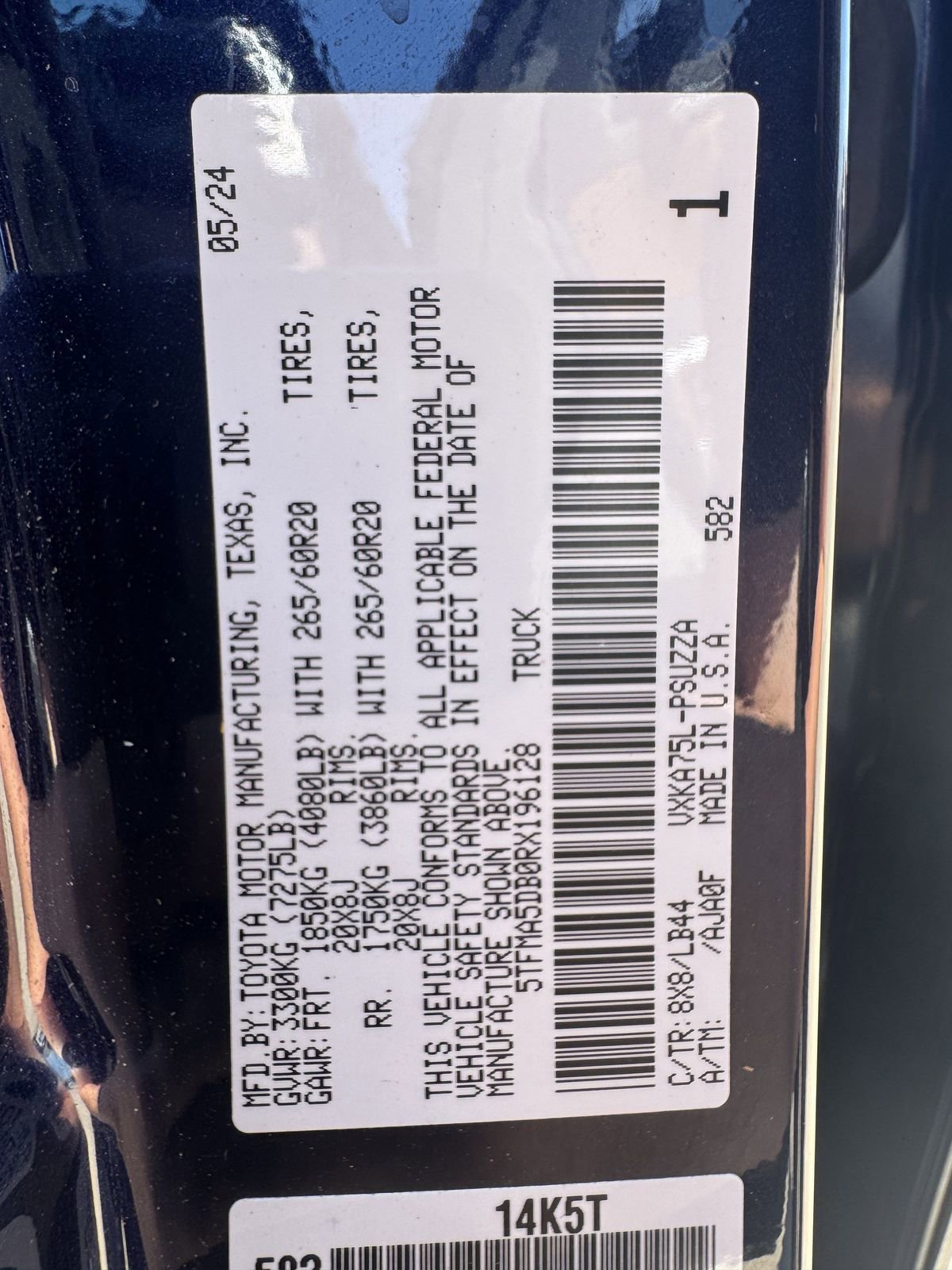 Used 2024 Toyota Tundra 1794 Edition AWD/4WD image 30