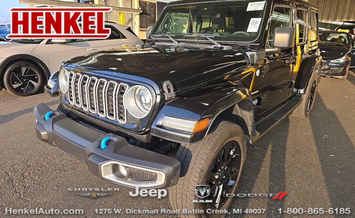 Used 2024 Jeep Wrangler Unlimited Sahara w/ Safety Group AWD/4WD image 1