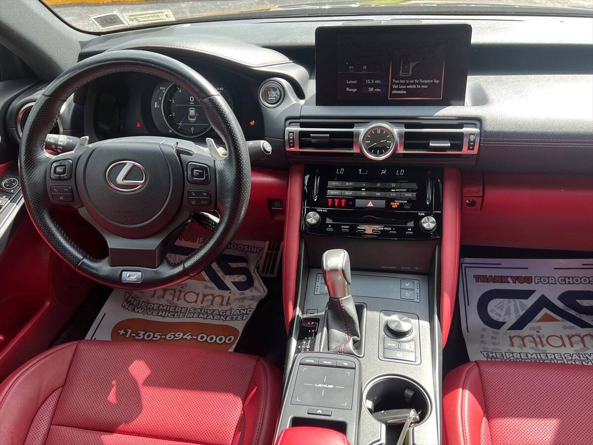 Used 2022 Lexus IS 350 F Sport w/ Accessory Package AWD/4WD image 12