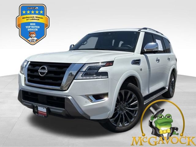 Certified 2022 Nissan Armada Platinum w/ Captain's Chairs Package