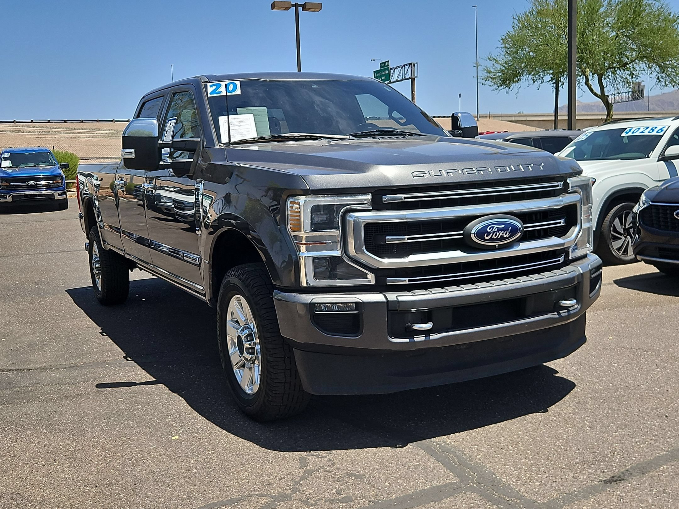 Used 2020 Ford F350 Platinum AWD/4WD image 3