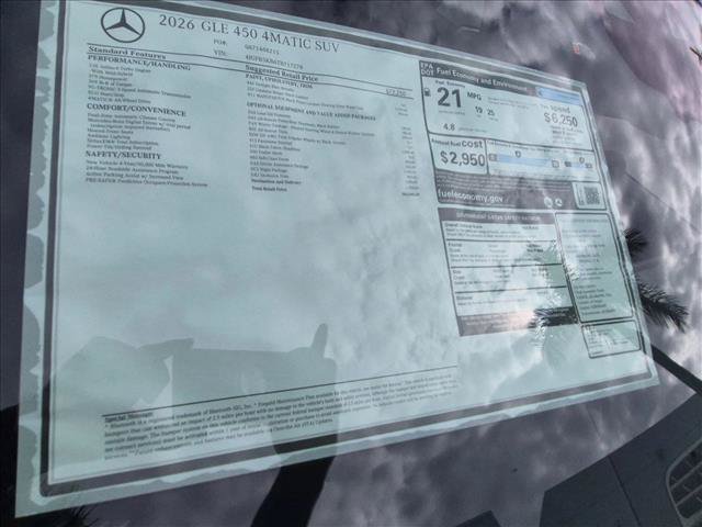 New 2026 Mercedes-Benz GLE 450 4MATIC image 16