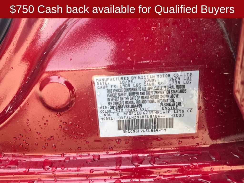 New 2025 Nissan Versa SR w/ Trunk Package FWD image 32