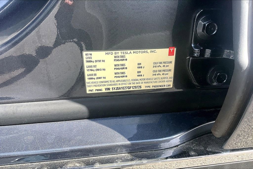 Used 2016 Tesla Model S 70D AWD/4WD image 31