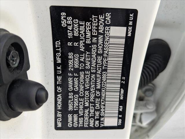 Used 2019 Honda Civic Sport image 16