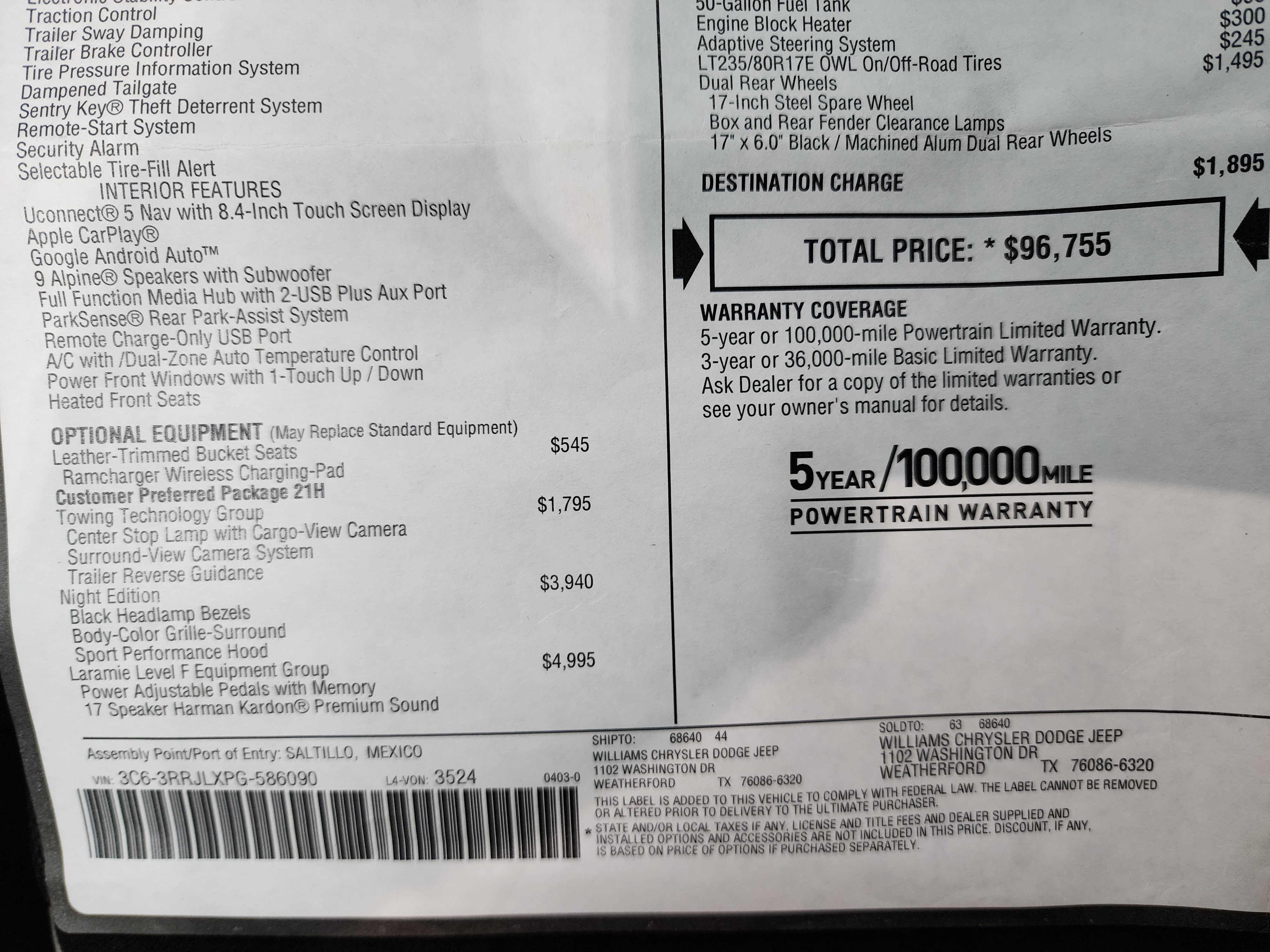 Used 2023 RAM 3500 Laramie image 53