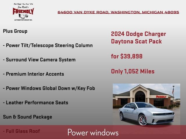 Used 2024 Dodge Charger Daytona Scat Pack w/ Plus Group AWD/4WD image 24
