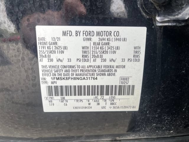 Used 2022 Ford Explorer Limited w/ Equipment Group 301A AWD/4WD image 18