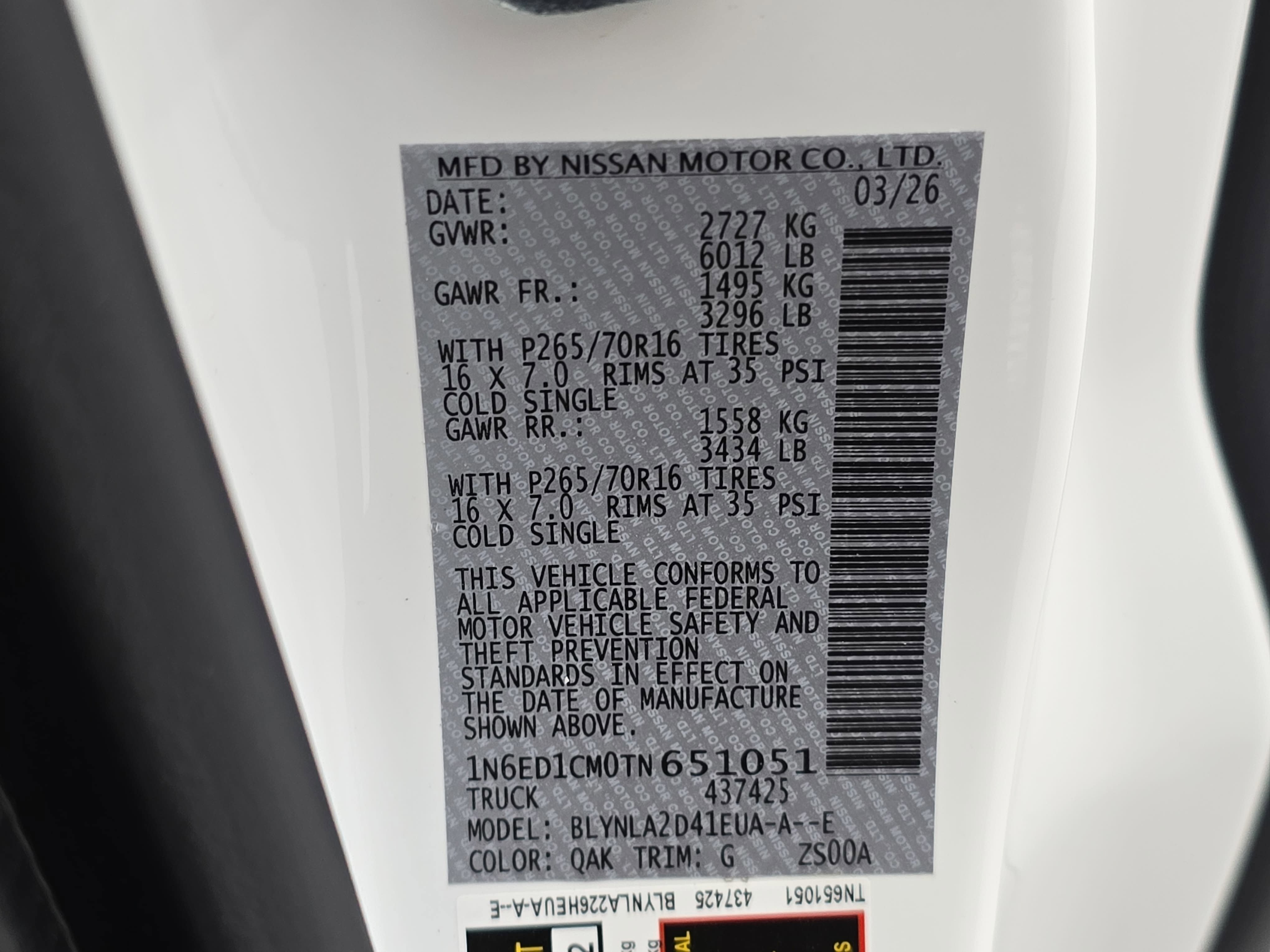 New 2026 Nissan Frontier S AWD/4WD image 33