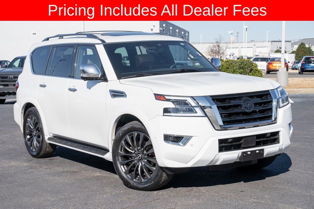 Used 2023 Nissan Armada Platinum w/ Captain's Chairs Package