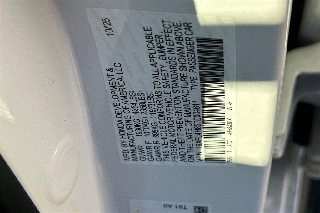 New 2026 Honda Civic Sport image 30