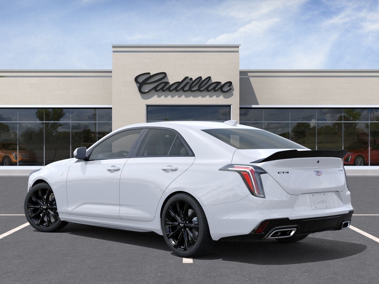 New 2026 Cadillac CT4 Sport w/ LPO, ONYX Package RWD image 3