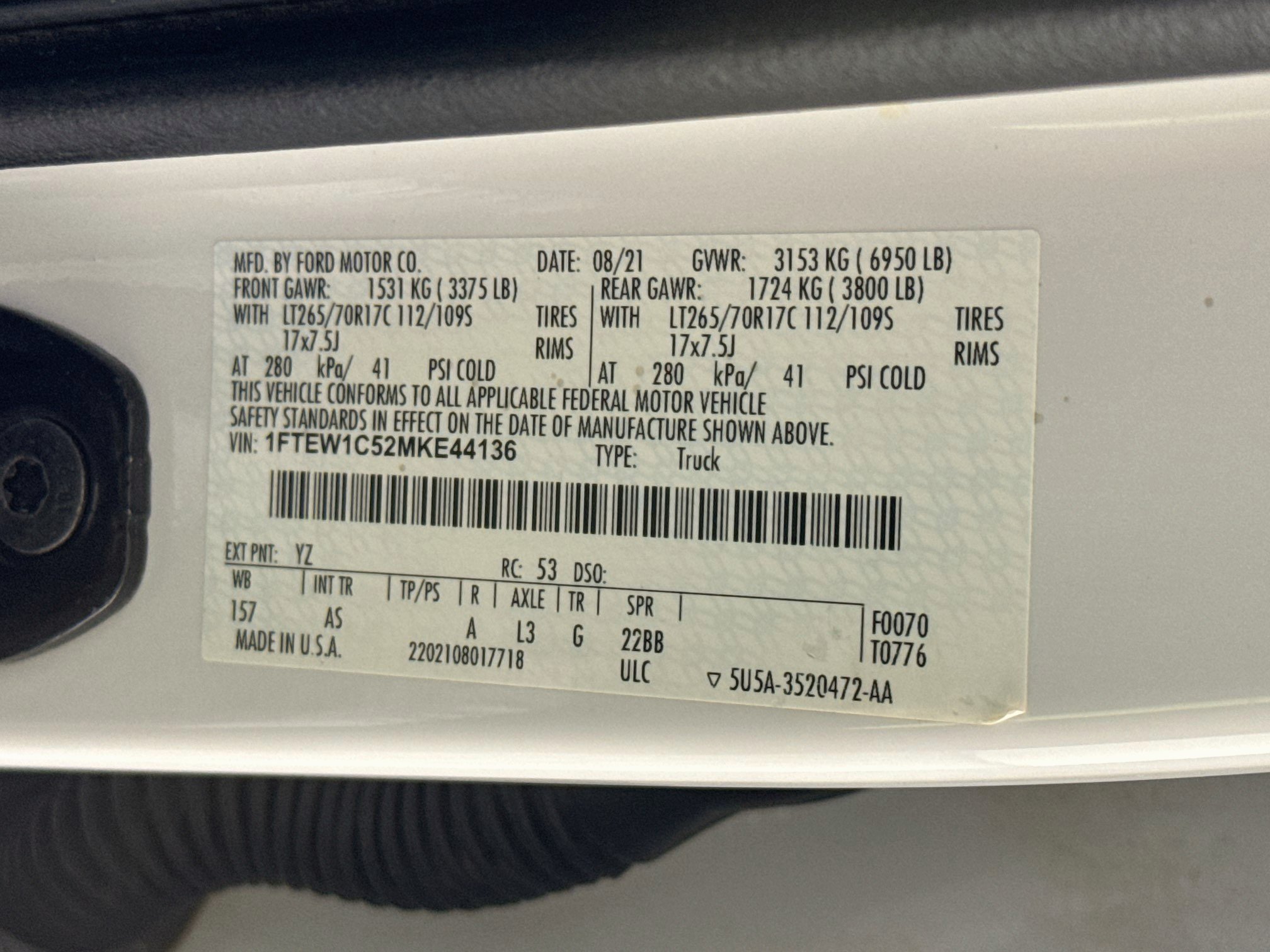 Used 2021 Ford F150 XL w/ Equipment Group 101A High RWD image 36
