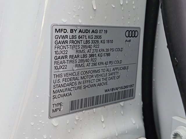 Used 2020 Audi Q8 Premium Plus w/ Premium Plus Package image 22