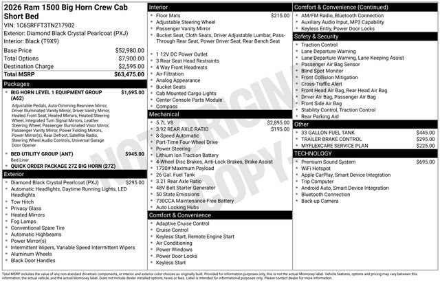 New 2026 RAM 1500 Big Horn image 5