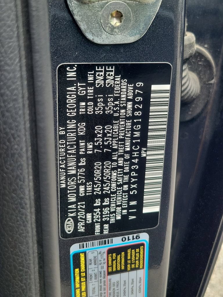Used 2021 Kia Telluride EX w/ EX Premium Package FWD image 32