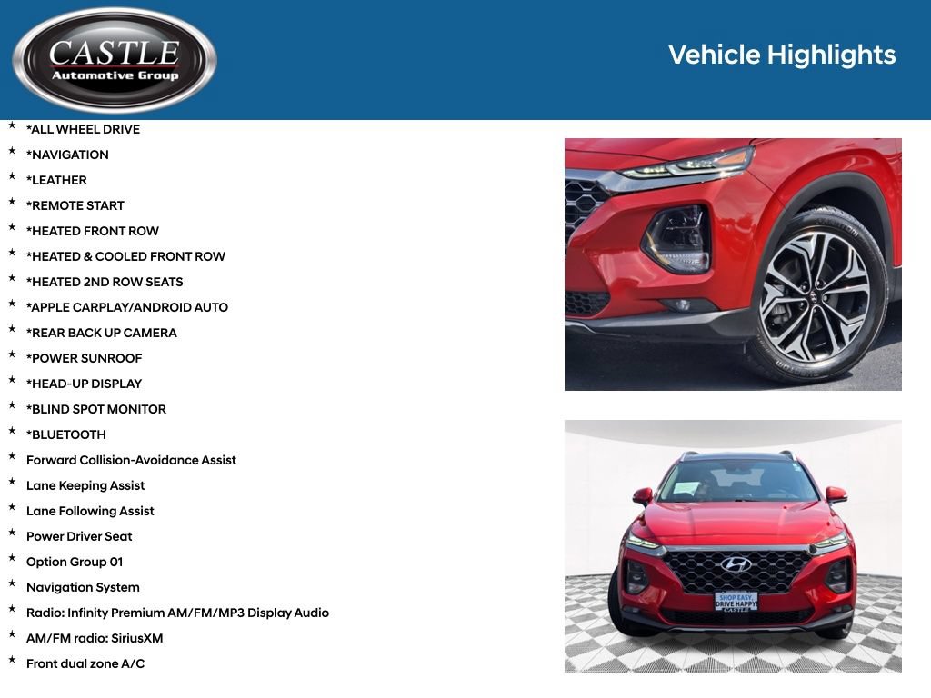 Used 2020 Hyundai Santa Fe Limited w/ Cargo Package AWD/4WD image 3