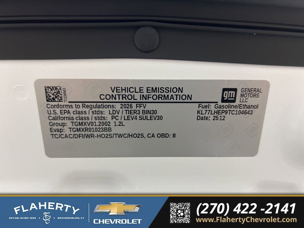 New 2026 Chevrolet Trax LT image 17