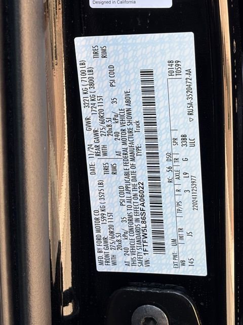 Used 2025 Ford F150 Lariat w/ Equipment Group 501A Mid image 35