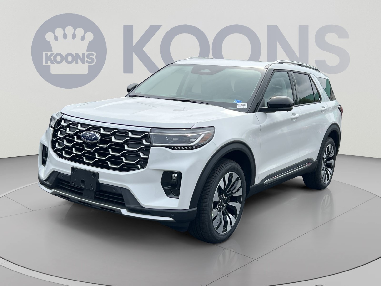 New 2026 Ford Explorer Platinum w/ LUX Leather Package