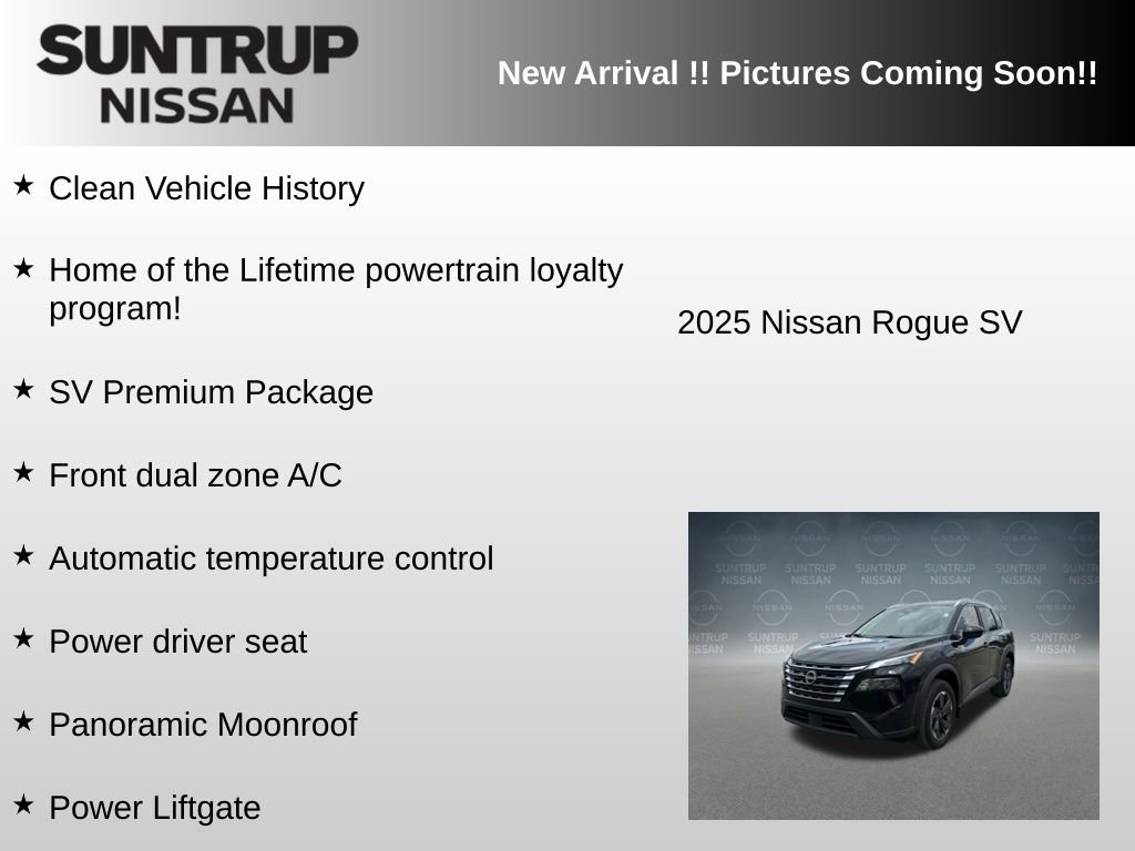 Used 2025 Nissan Rogue SV w/ SV Premium Package FWD image 6