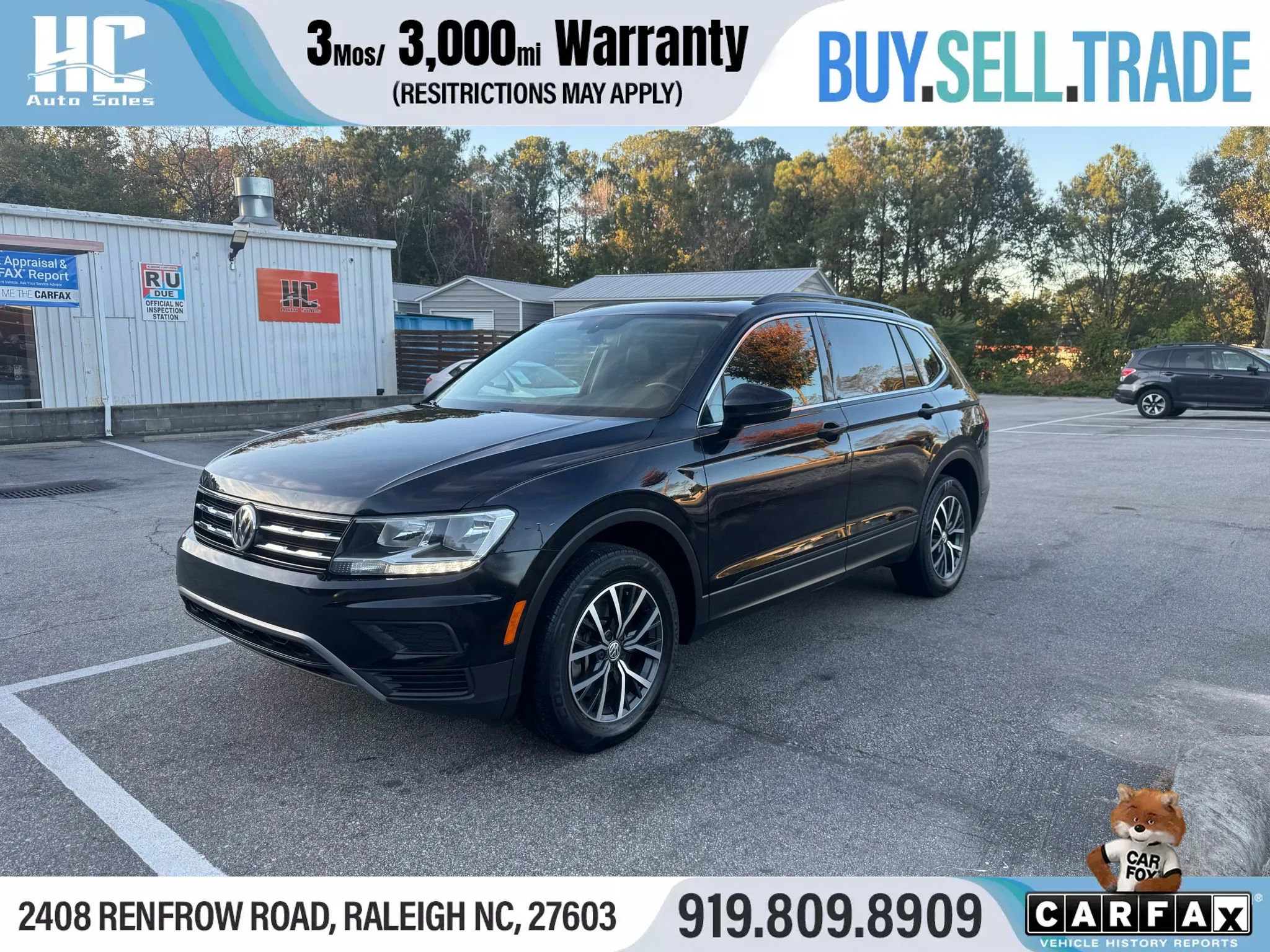 Used 2019 Volkswagen Tiguan SE w/ Panoramic Sunroof Package