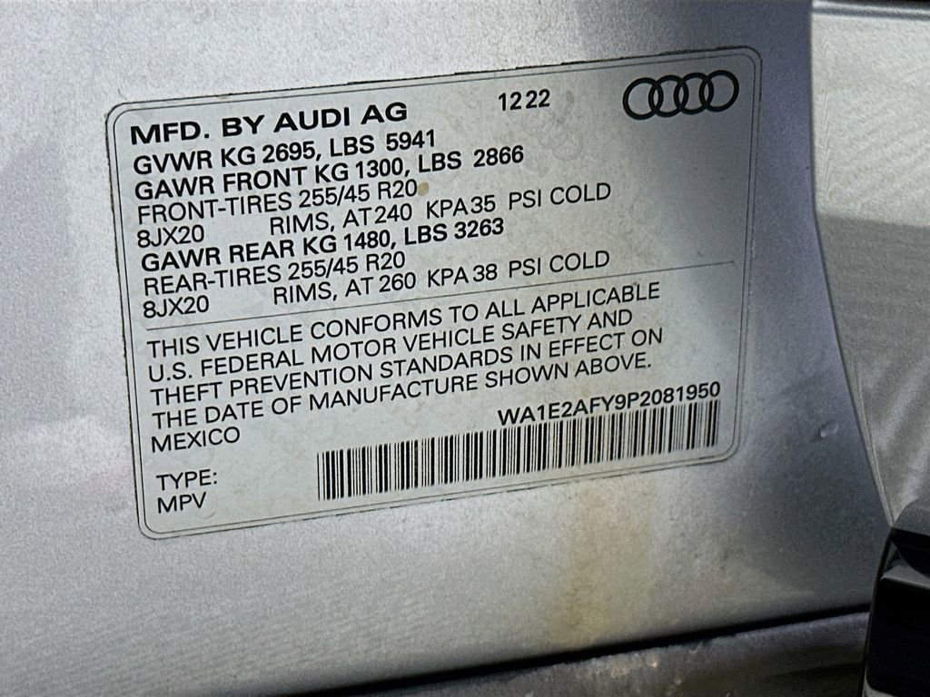 Certified 2023 Audi Q5 e Premium Plus w/ Premium Plus Package image 27