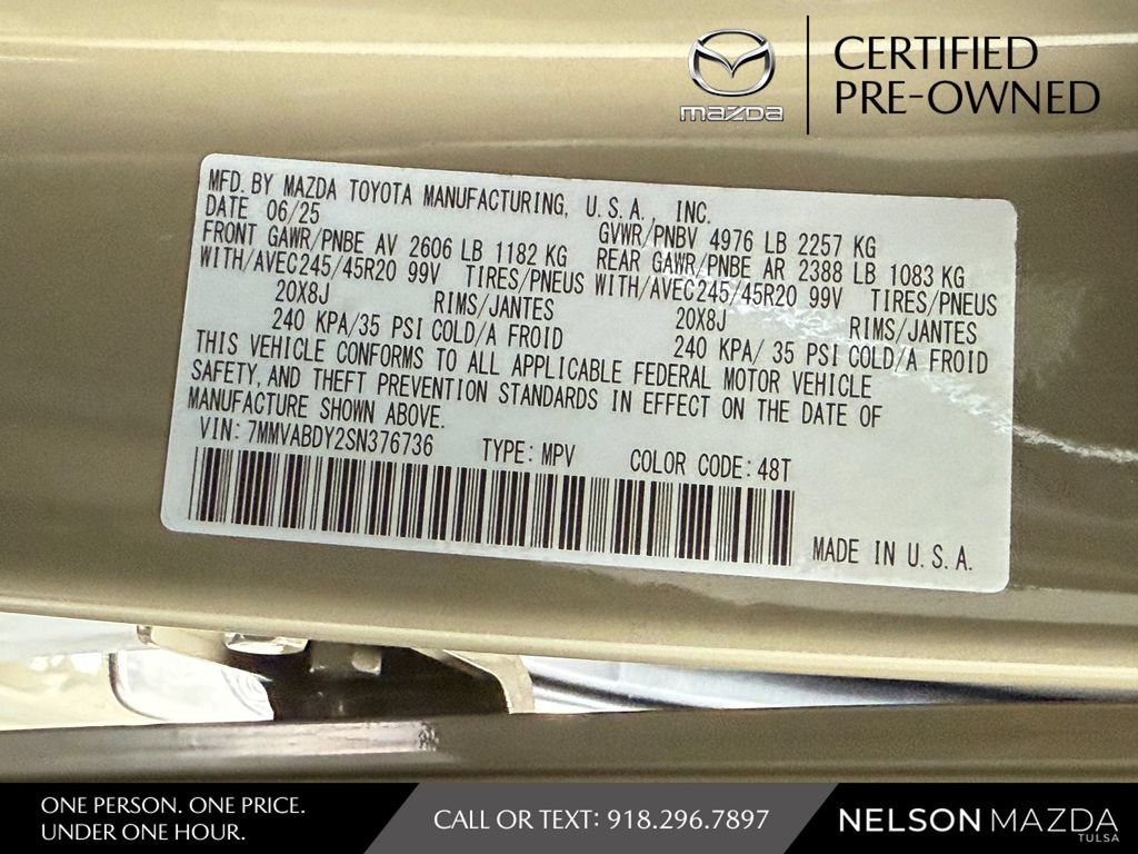 Certified 2025 MAZDA CX-50 AWD 2.5 Turbo w/ Accent Package image 57
