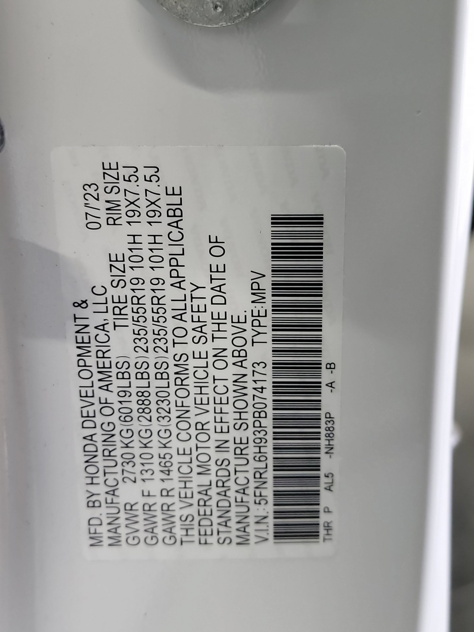 Certified 2023 Honda Odyssey Elite image 33