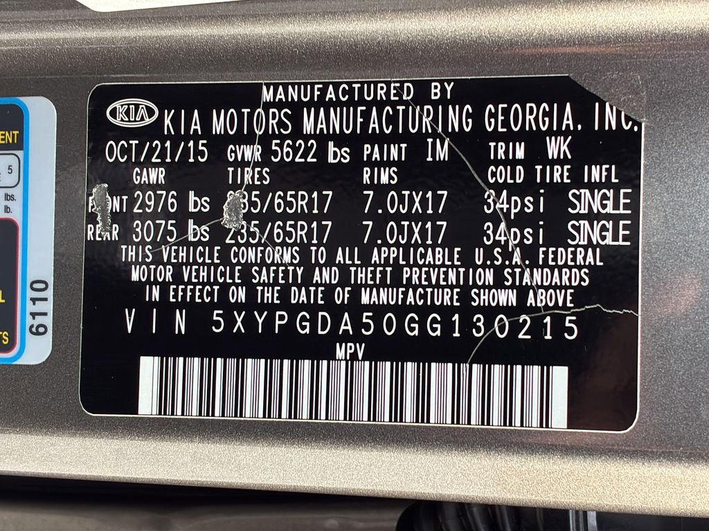 Used 2016 Kia Sorento LX w/ LX Convenience Package AWD/4WD image 29