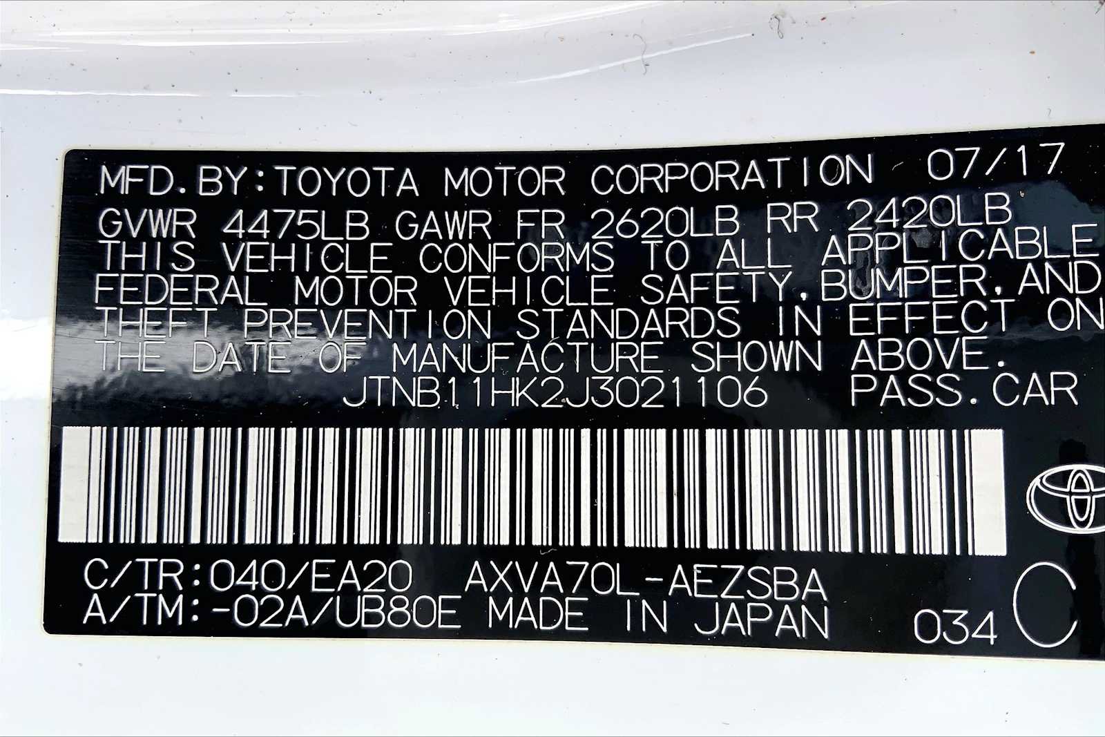 Used 2018 Toyota Camry SE FWD image 31