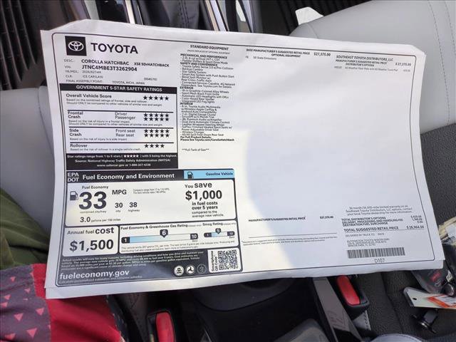 New 2026 Toyota Corolla XSE FWD image 17