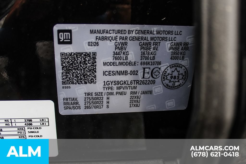 Used 2026 Cadillac Escalade Platinum Sport w/ LPO, Floor Liner Package AWD/4WD image 44