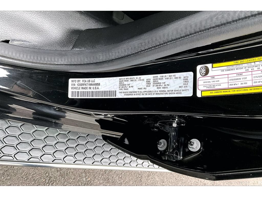 Used 2022 RAM 1500 Limited w/ Body Color Bumper Group AWD/4WD image 31