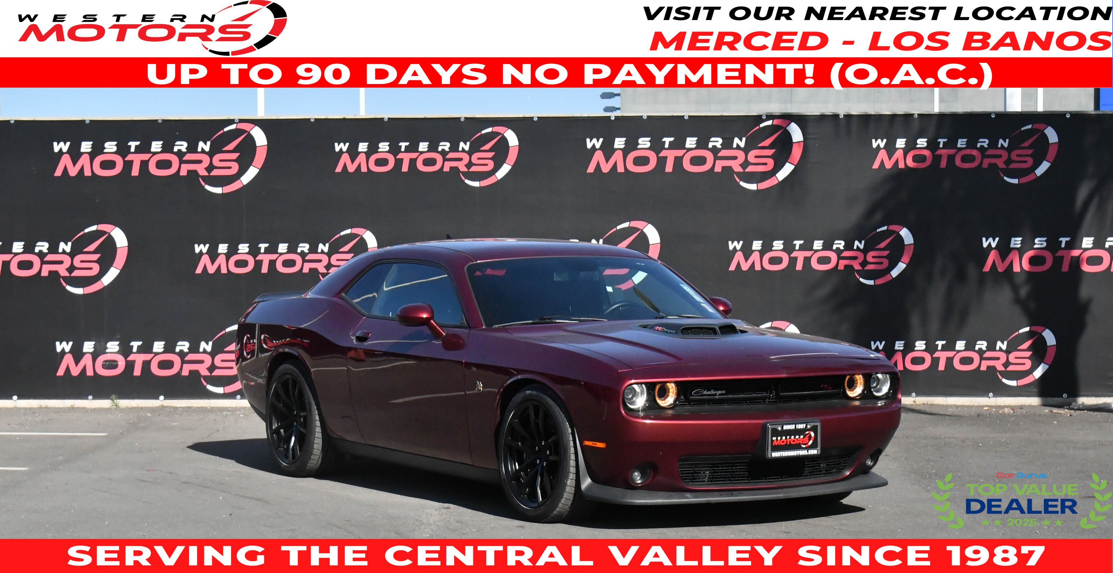 Used 2021 Dodge Challenger R/T Scat Pack w/ Shaker Package RWD image 1