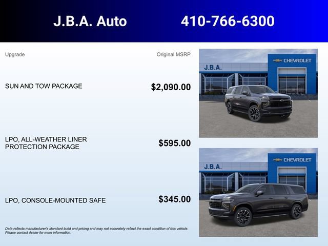 New 2026 Chevrolet Suburban RST w/ Sun And Tow Package AWD/4WD image 5