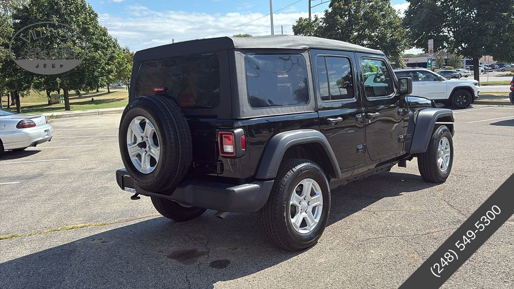 Used 2022 Jeep Wrangler Unlimited Sport image 3
