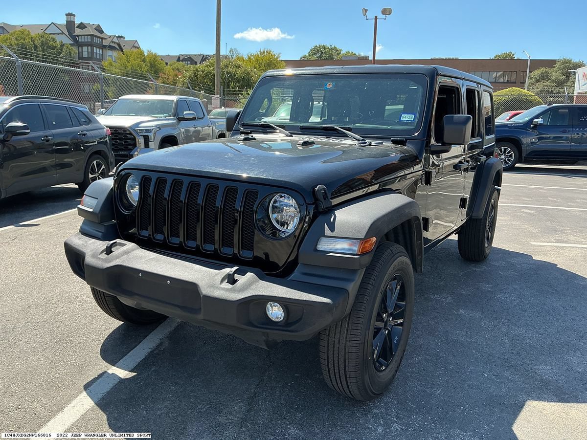 Used 2022 Jeep Wrangler Unlimited Sport AWD/4WD image 3