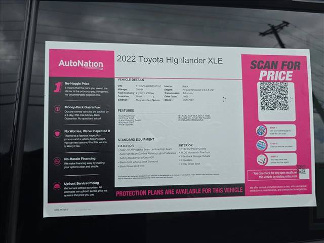 Used 2022 Toyota Highlander XLE FWD image 27