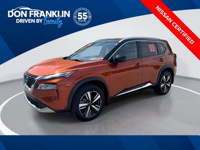 Certified 2022 Nissan Rogue Platinum w/ Head-Up Display Package AWD/4WD image 1