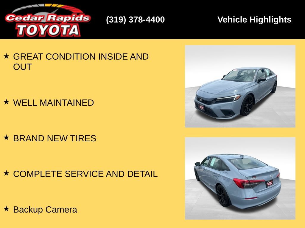 Used 2022 Honda Civic Sport image 8
