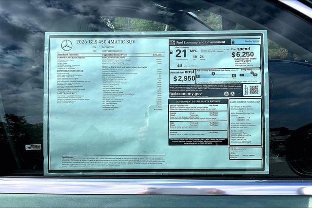 New 2026 Mercedes-Benz GLS 450 4MATIC image 14