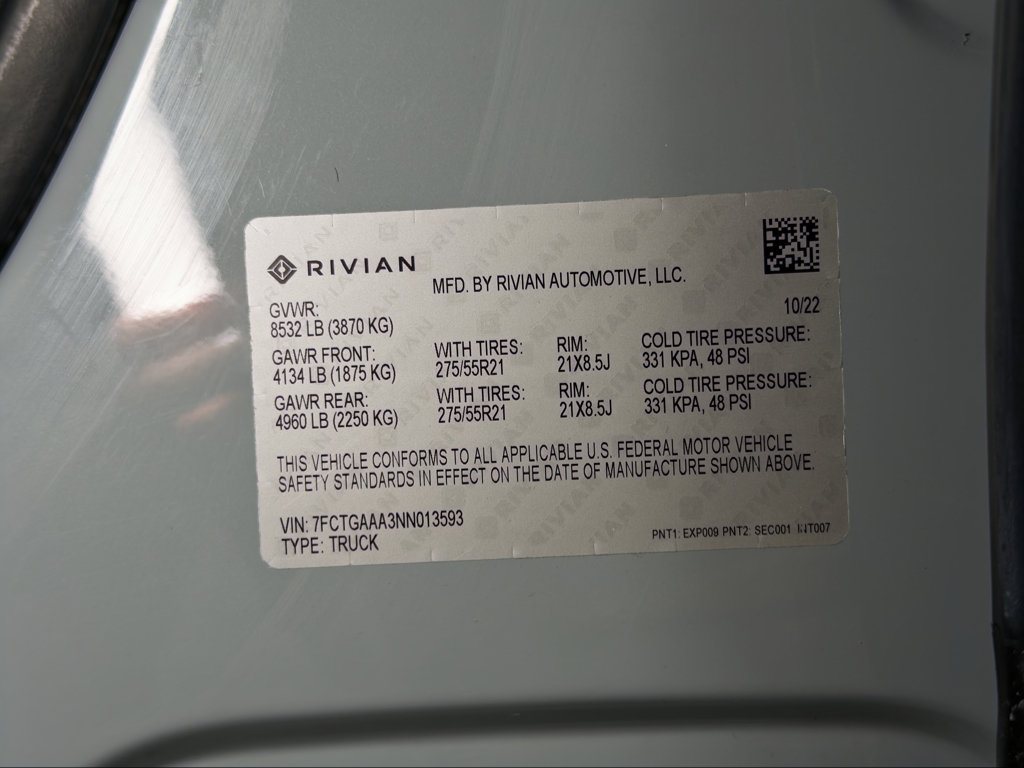 Used 2022 Rivian R1T Adventure AWD/4WD image 29